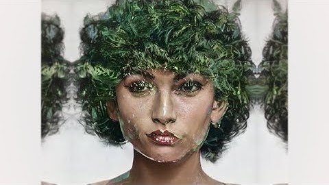 Everywhere at the end of time, but humans, and I overlayed the more realistic humans over mine.