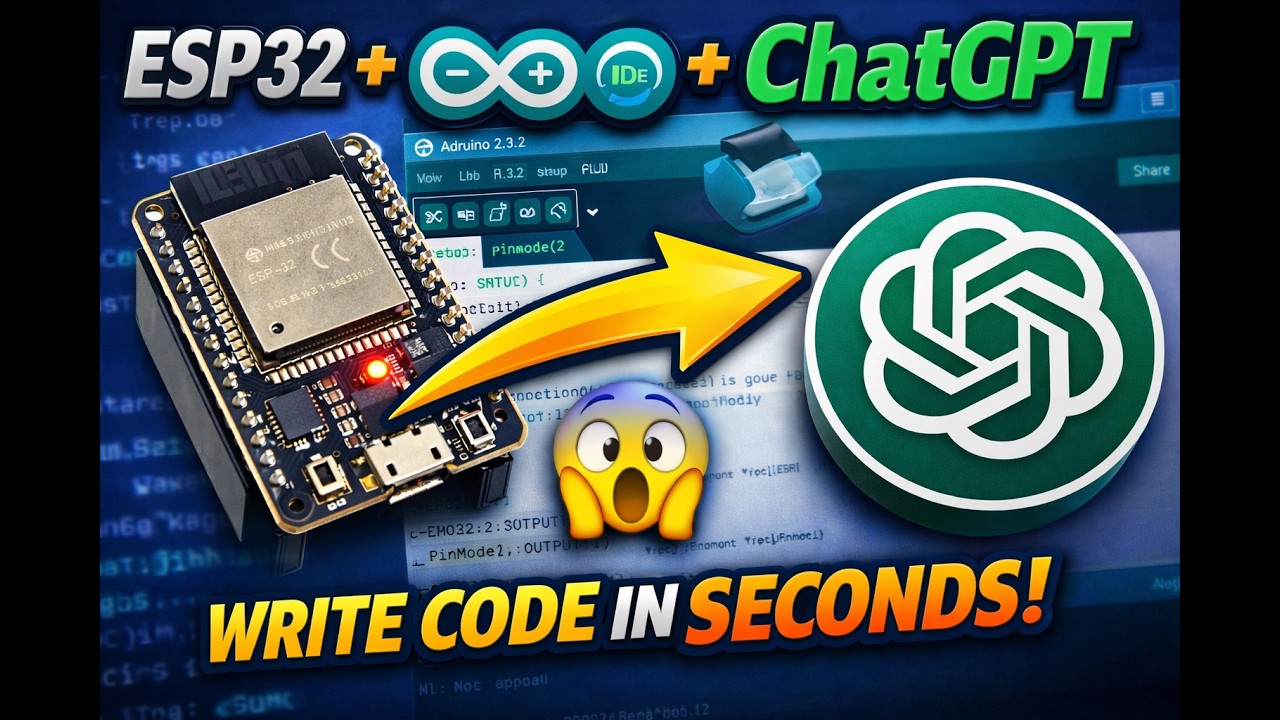 Setup ESP32 in Arduino IDE + First Code Using AI (Under 4 Minutes ...