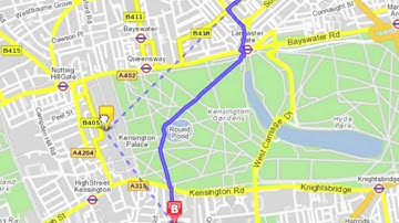 Yell.com Maps - Drag Your Route