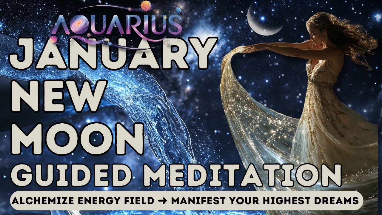 New Moon in Aquarius Guided Meditation Alchemize Your Energy to ...