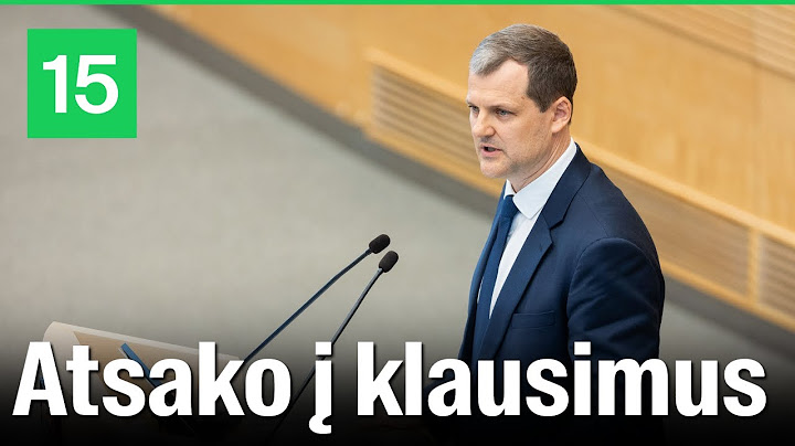 Tiesiogiai iš Seimo: Gintautas Paluckas atsakinėja į parlamentarų klausimus