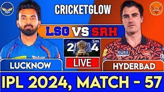 LIVE: SRH vs LSG , Match 57 | IPL Live Scores & Commentary  | IPL 2024 | Last 3 overs