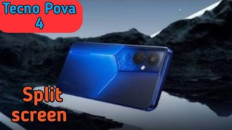 How To Enable Split Screen In Tecno Pova 4, Dual Screen Create In Tecno Pova 4,  Split Screen