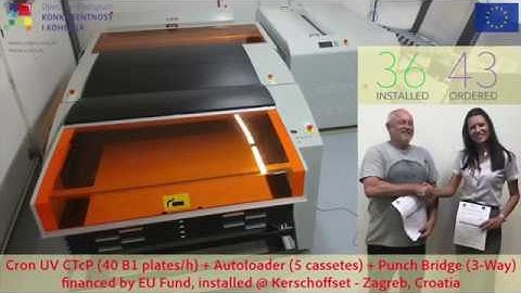 36th Cron UV CTcP financed by EU funds in production @ Kerschoffset - Croatia