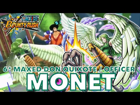 6* MAXED Don Quixote Pirates MONET(Good Defender) SS League Gameplay | One Piece Bounty Rush