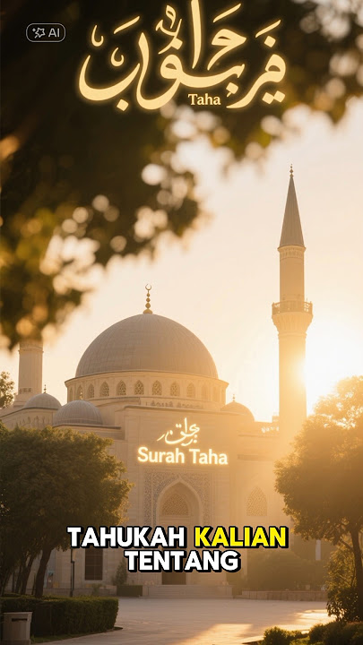 tahukah kamu surat Taha Ayat 2 dan 3? #jaidmeel