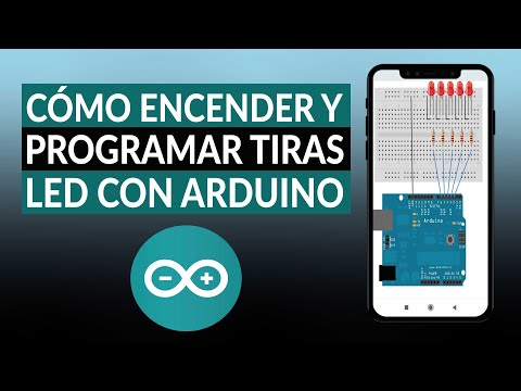 Cómo encender y programar TIRAS LED con ARDUINO fácilmente