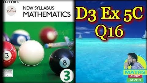 Q16 || Ex-5C || NSM || D3 ||  Application of mathematics in practical situation || in Urdu Hindi