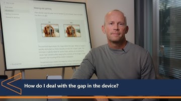 How do I deal with the gap in the device | One Dev Question