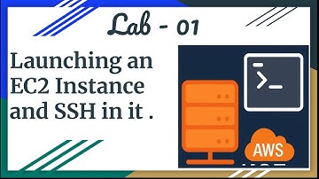 Launching an EC2 Instance and SSH into it .