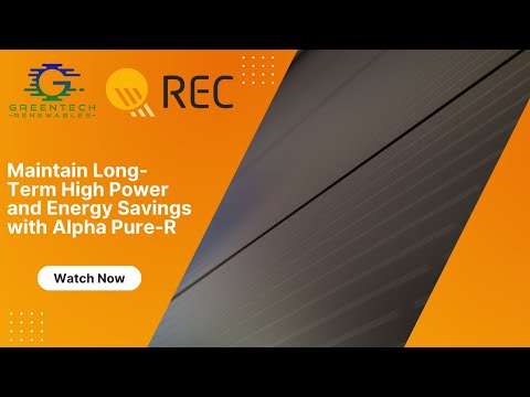 Maintain Long-Term High Power and Energy Savings with Alpha Pure-R