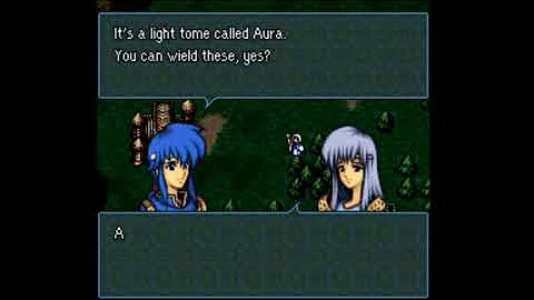 Fire Emblem 4 - Seliph Gives Julia an Aura Tome