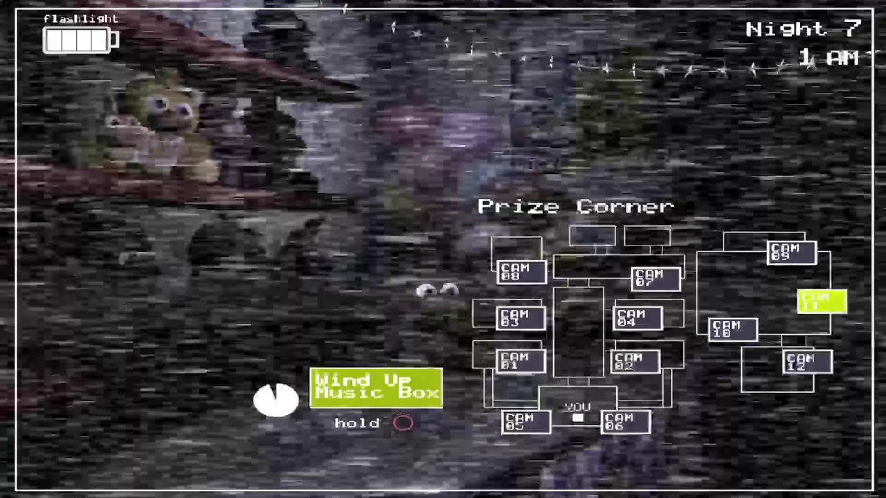 Playing Fnaf 2 custom night