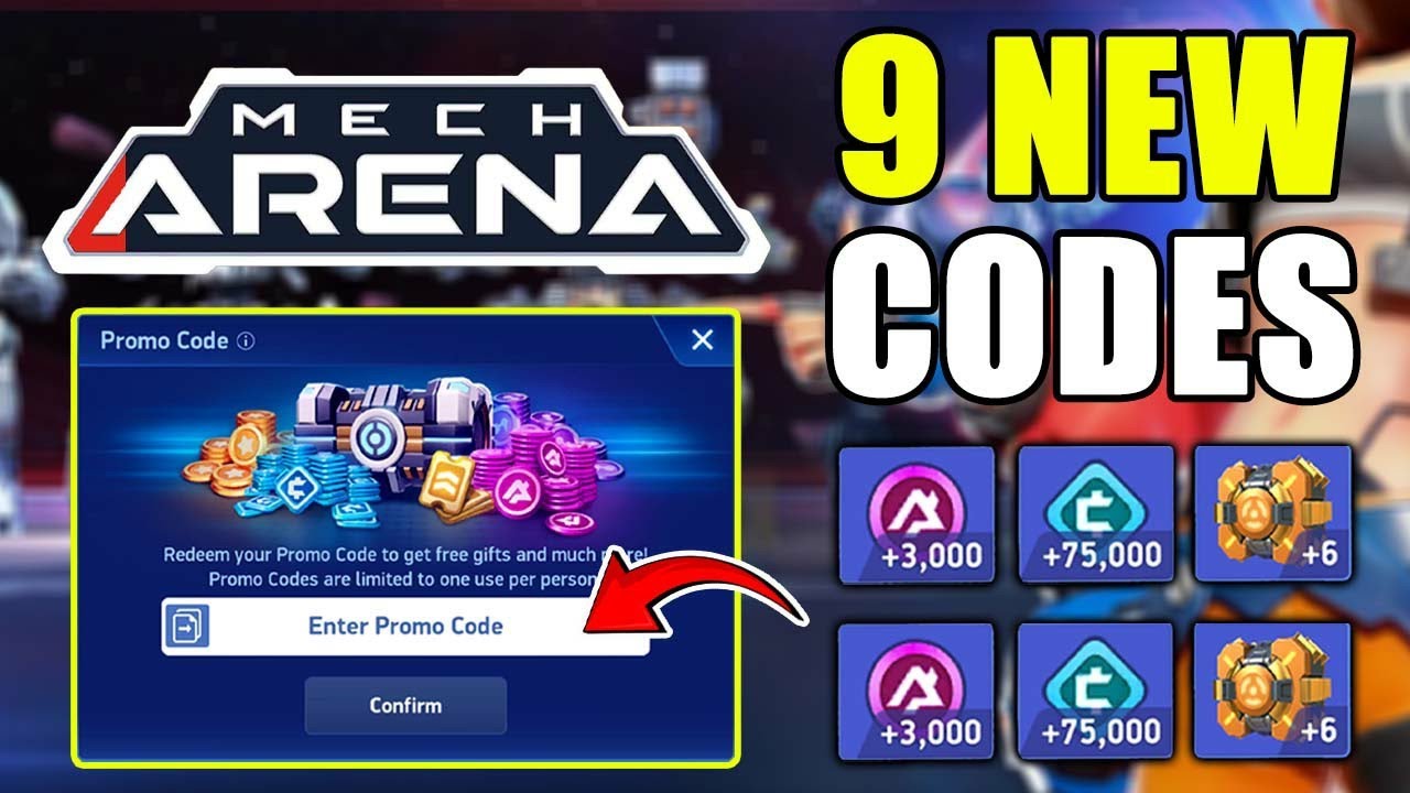 MECH ARENA PROMO CODES 2025 - PROMO CODE IN MECH ARENA - メカアリーナ - YouTube