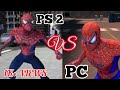 Spider-Man 2 game comparison (Ps2/Pc).