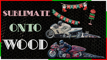 Sublimate onto Wood and cut out perfectly Lightburn #lightburn #sublimate #wood