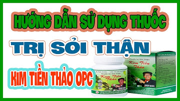 HƯỚNG DẪN SỬ DỤNG THUỐC ĐIỀU TRỊ SỎI THẬN KIM TIỀN THẢO