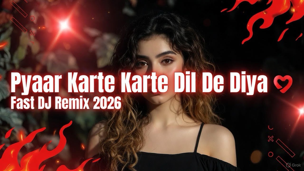  Pyar Karte Karte Dil De Diya 🔥 | Fast DJ Remix 2026 | Bass Boosted Romantic Party Song