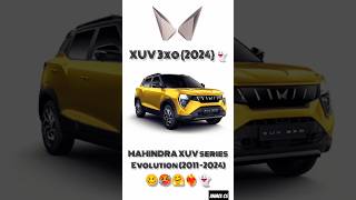 MAHINDRA XUV SERIES EVOLUTION #youtube #car #shorts #viral