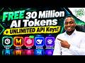 FREE 30 Million AI Tokens + UNLIMITED API Keys! Codex 5.3, Mistral, DeepSeek & More 2026