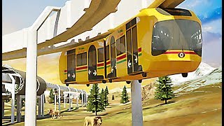 Elevated Train Driving Simulator: Sky Tram Driver - Level 4 screenshot 3