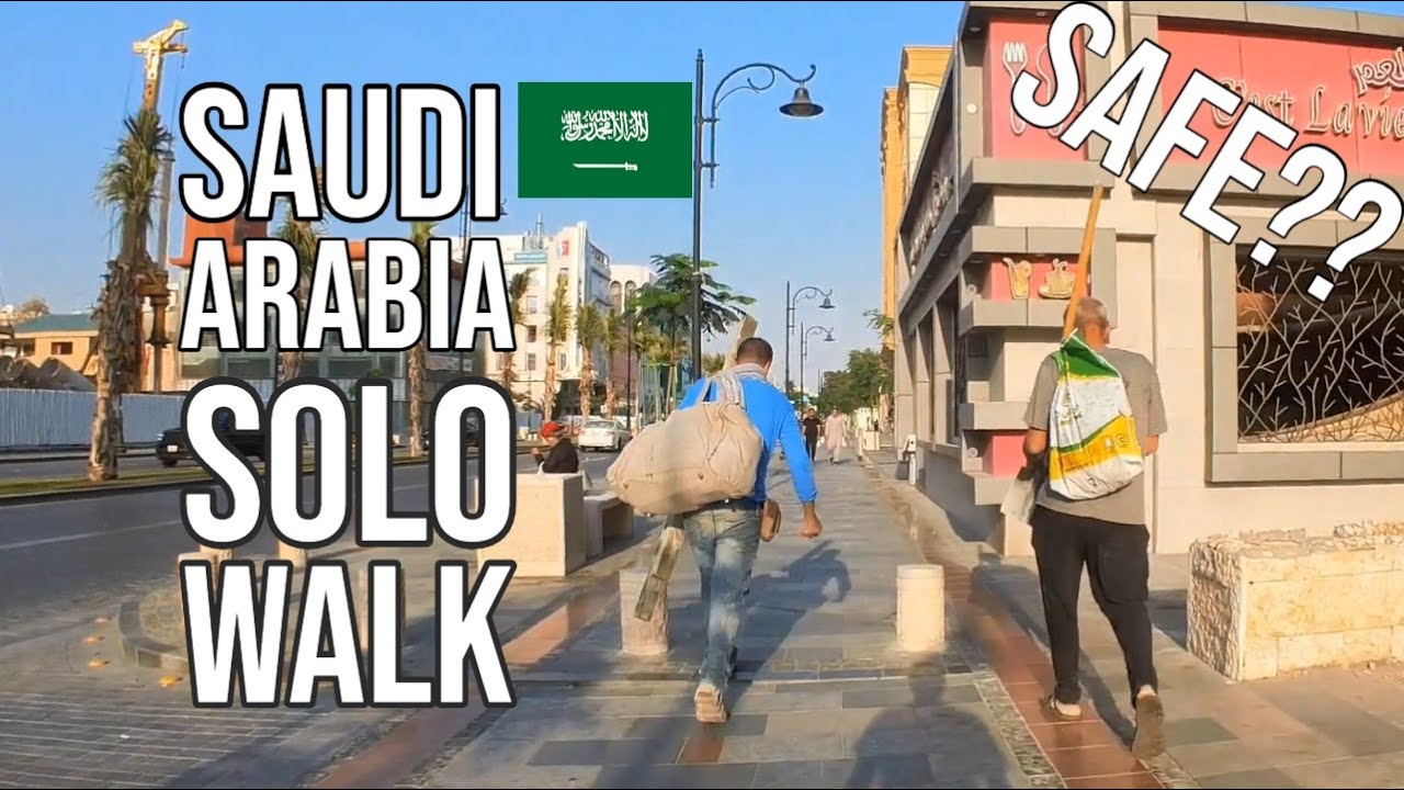 Is walking ALONE in SAUDI Arabia SAFE? Local neighborhood in Jeddah
