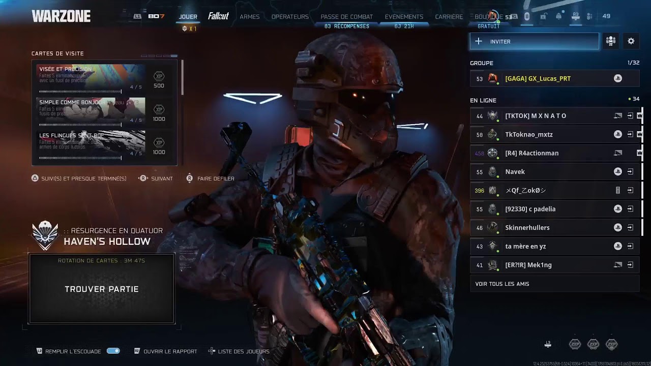 Let's go se traine pour la ranked warzone #4 👍🙏🙏