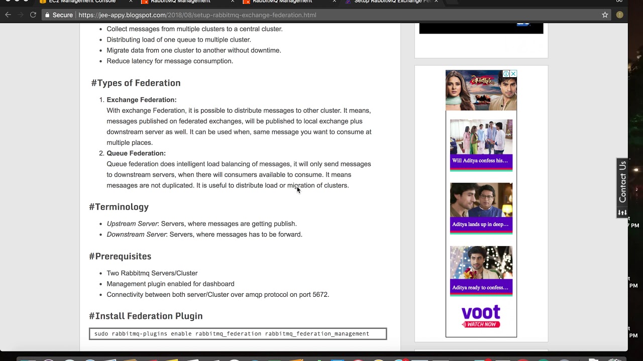 Rabbitmq Exchange Federation Tutorial Setup Message Federation In Rabbitmq Federation Usecases Youtube Rabbitmq Exchange Federation Tutorial Setup Message Federation In Rabbitmq Federation Usecases Youtube