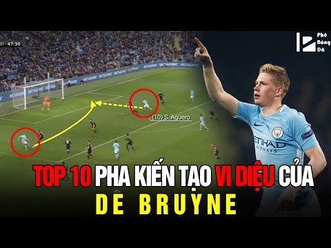 Video Top 10 pha kiến tạo VI DIỆU của Kevin De Bruyne | Tiền... - youtube