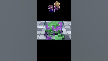Only one type of block - Softbody Tetris with L Block #shorts #you28