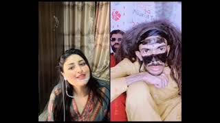 live Sumbal Malik awar irfan new funny gap shap and pk match funishment video / Sumbal Malik