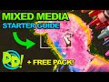 How to make mixed media animations  free pack