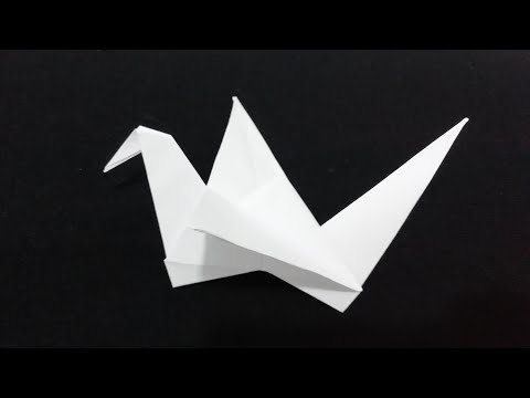 KAĞITTAN TURNA KUŞU YAPIMI / Origami Turna Kuşu