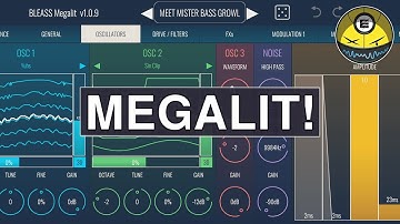 BLEASS Megalit 🔥- Sweet New Wavetable Synth for Desktop and iOS!!