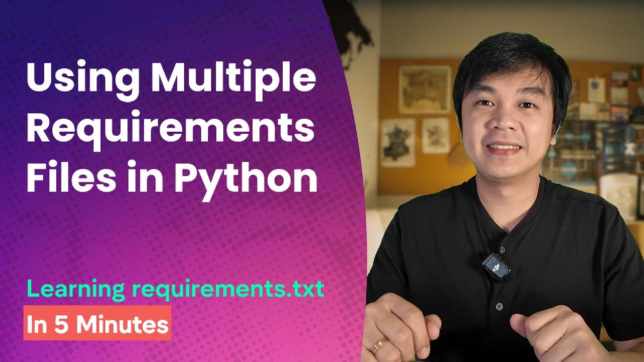 Dev Setup: Using Multiple Requirements Files in Python - YouTube