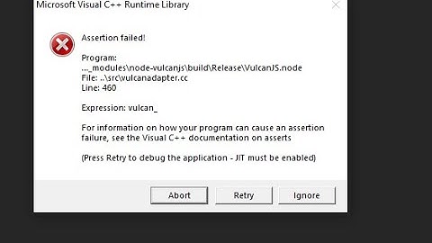 Adobe AI error Visual C++ Assertion failed-  line:460