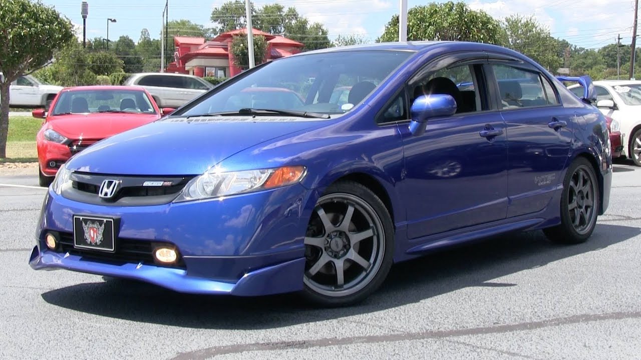 2008 Honda Civic Si Sedan Si Mugen Start Up Road Test Comparison And In Depth Review