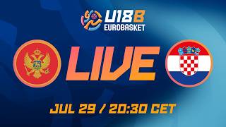 LIVE - Montenegro v Croatia | FIBA U18 EuroBasket 2026 Division B | Group Phase