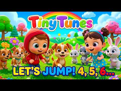 Count 1 to 10 with Animals! 🐻🦆 | Fun Counting Song for Kids | 123 Dance & Learn | TinyTunes-songs