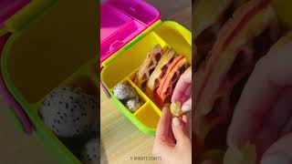 Make spring bento with me 🍏Minecraft lunchbox #lunchbox #minecraftshorts #snack