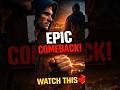 Greatest Comeback of your life |Time for Comeback 2026#shorts #shortsfeed