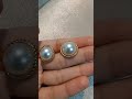 Golden Pearl Stud Earrings | Classic Pearl Jewelry | Stylish Fashion Earrings for Women