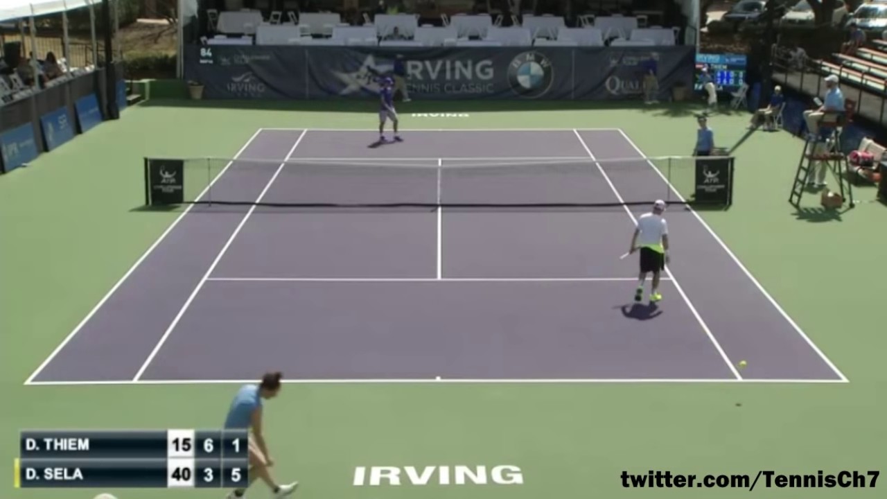 Dominic Thiem vs Dudi Sela Highlights IRVING 2015