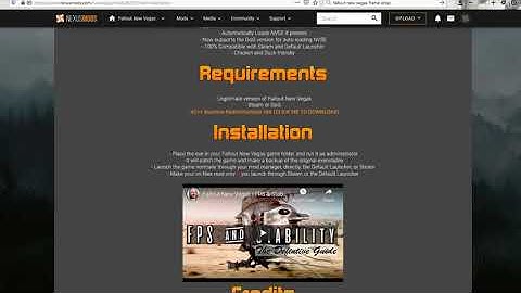 New Vegas Stuttering Lagging Crashing Video Fix Windows 10