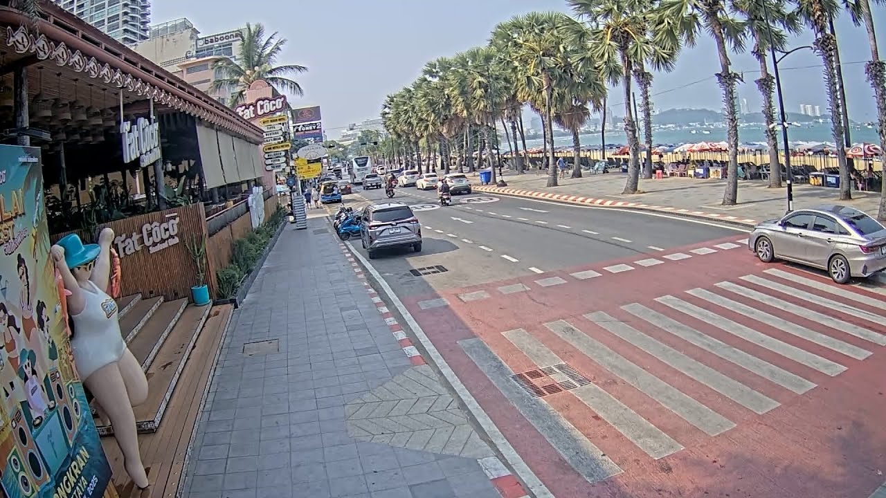 Pattaya Beach Road, Sonntag 28.12. 2025 | Thailand LIVE