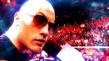 WWE The Rock Custom Titantron "Electrifying"