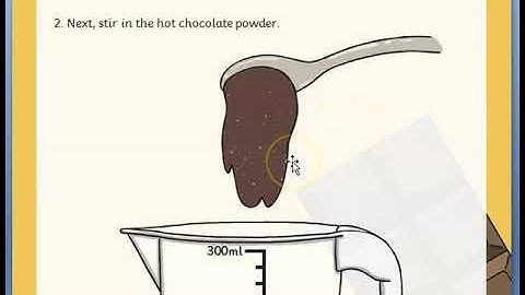 How to make a hot chocolate