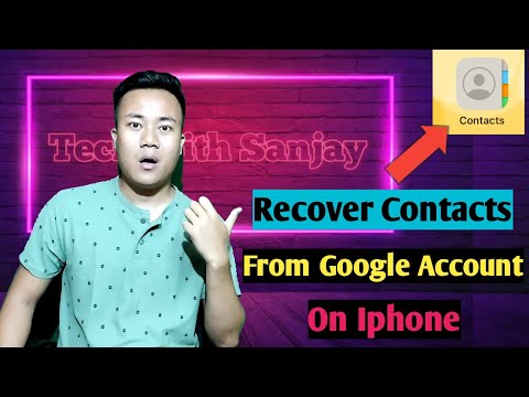 वीडियो: IPhone 5 से खोए हुए संपर्कों को कैसे पुनर्प्राप्त करें?: 3 कदम वीडियो: IPhone 5 से खोए हुए संपर्कों को कैसे पुनर्प्राप्त करें?: 3 कदम