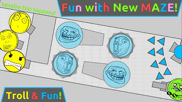 NEW MAZE GAME MODE!! -Diep.io MAZE TROLLING & GAMEPLAY & FUN!!