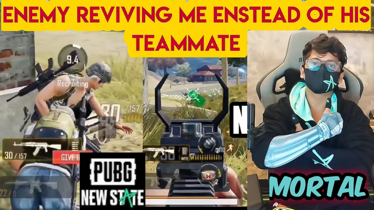 Pubg new state enemy revive | Pubg new state revive enemy🤝 how to revive teammates in pubg new state